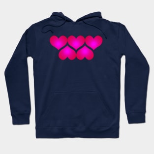 Hearts, Hearts, Hearts - In the Pink Hoodie